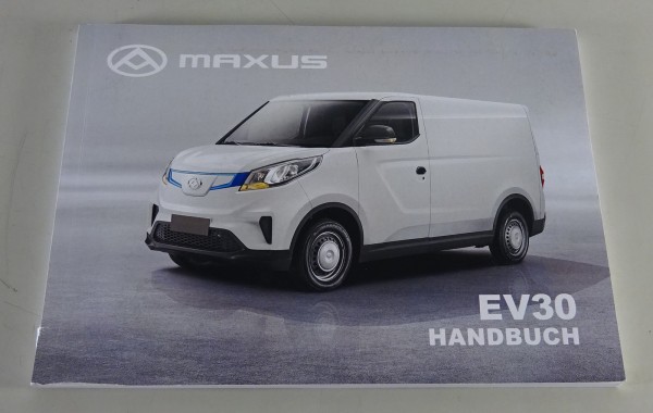 Betriebsanleitung / Handbuch Maxus EV 30 Transporter von 2020