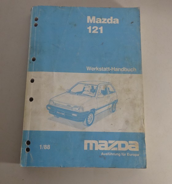 Werkstatthandbuch Mazda 121 Motor / Getriebe / Bremsen etc., Stand 01/1988