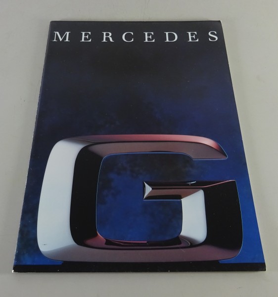 Prospekt / Broschüre Mercedes-Benz G-Klasse Station-Wagen / Cabrio Stand 06/1991