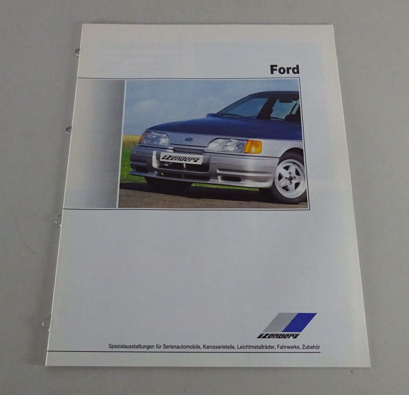 Prospekt / Katalog Zender Zubehör Ford Fiesta/Escort/Capri/Sierra