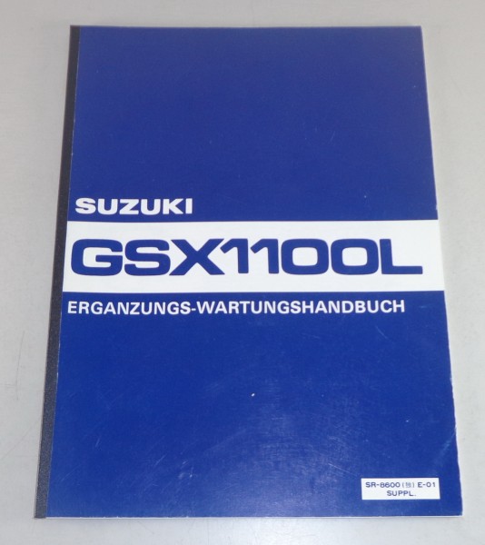 Werkstatthandbuch Nachtrag Suzuki Motorrad GSX 1100 L Stand 12/1980