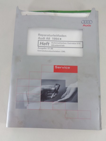 Werkstatthandbuch Audi A8 D2 Quattro Automatisches Getriebe 018 ab Bj. 1994