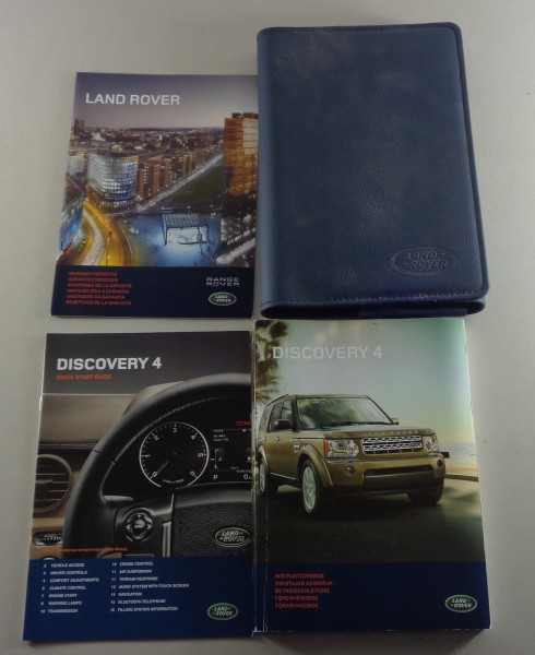 Owner's Manual + Wallet Land Rover Discovery 4 from 2010