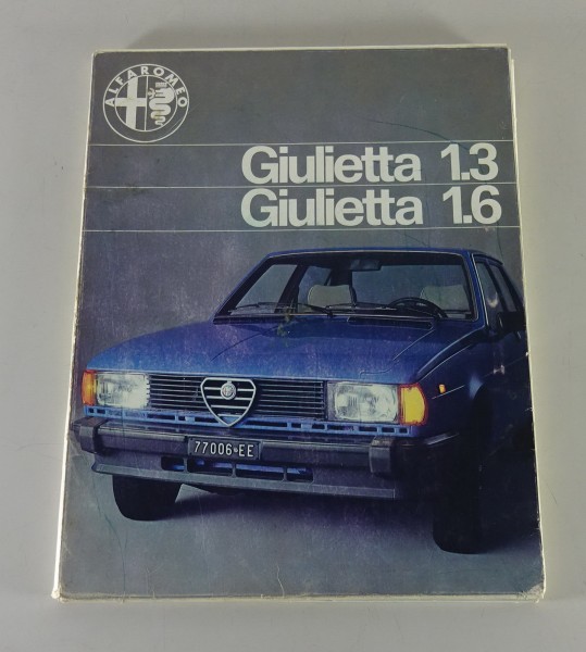 Pressemappe Alfa Romeo Giulietta 1.3 / 1.6 | Typ 116 Stand 1977